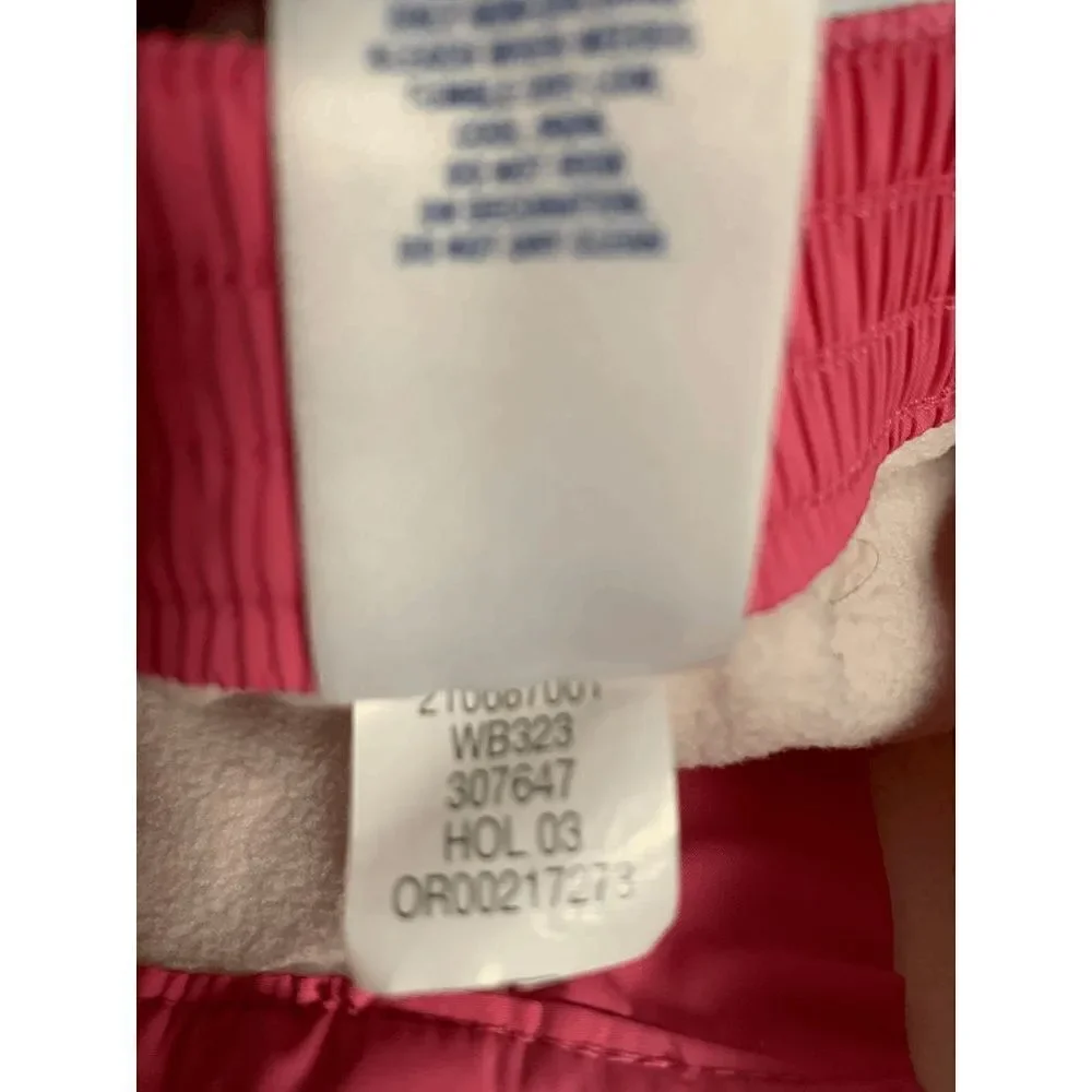 Vintage Old Navy Kid's Girl's Outfit Set Hooded Jacket & Cargo Pants Pink Size 2
